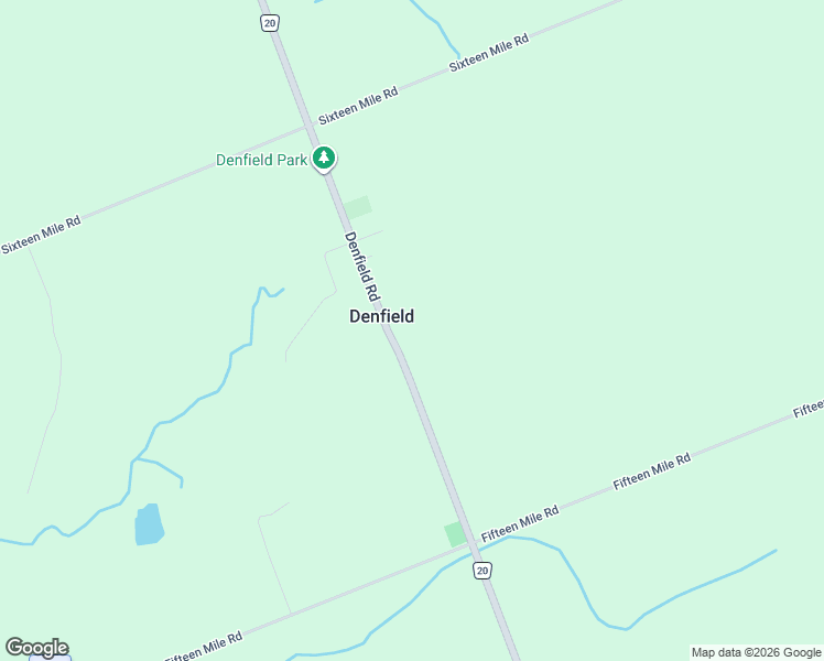 map of restaurants, bars, coffee shops, grocery stores, and more near 23900 Denfield Road in Exeter