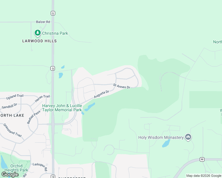 map of restaurants, bars, coffee shops, grocery stores, and more near 4916 Augusta Drive in Waunakee