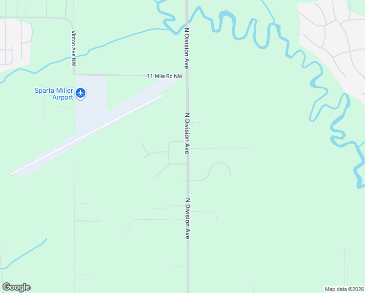 map of restaurants, bars, coffee shops, grocery stores, and more near 8957 North Division Avenue in Sparta