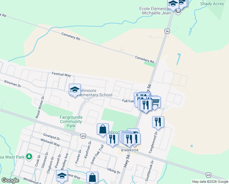 map of restaurants, bars, coffee shops, grocery stores, and more near 6 Mckinnell Lane in Hamilton