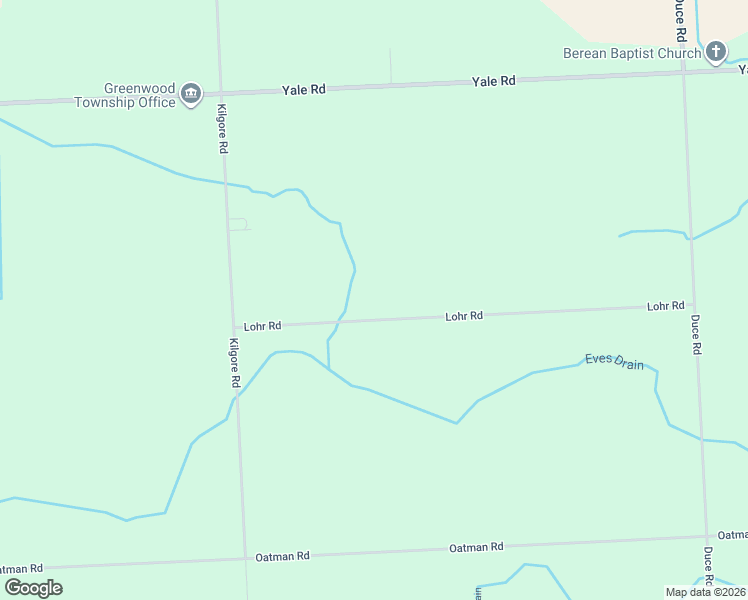 map of restaurants, bars, coffee shops, grocery stores, and more near 8850 Lohr Road in Avoca