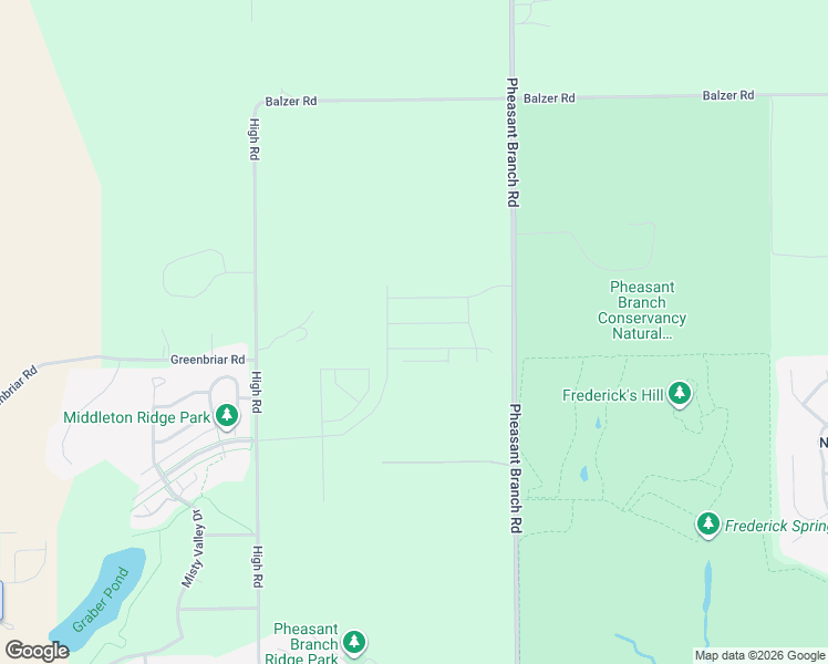 map of restaurants, bars, coffee shops, grocery stores, and more near 4950 High Road in Middleton