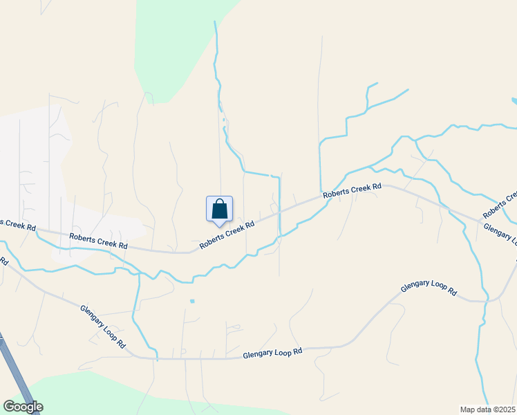 map of restaurants, bars, coffee shops, grocery stores, and more near 2850 Roberts Creek Road in Roseburg