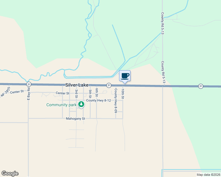 map of restaurants, bars, coffee shops, grocery stores, and more near 65366 Oregon 31 in Silver Lake