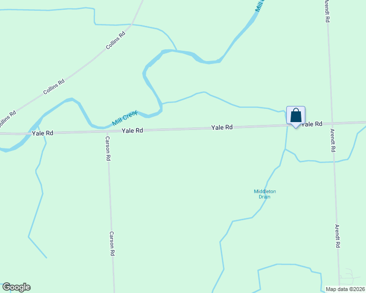 map of restaurants, bars, coffee shops, grocery stores, and more near 12817 Yale Road in Yale