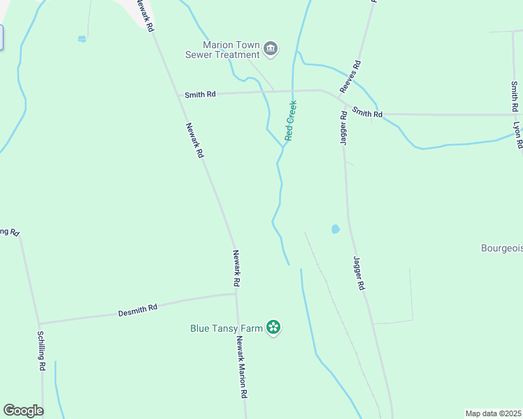 map of restaurants, bars, coffee shops, grocery stores, and more near 3400 Newark Road in Marion