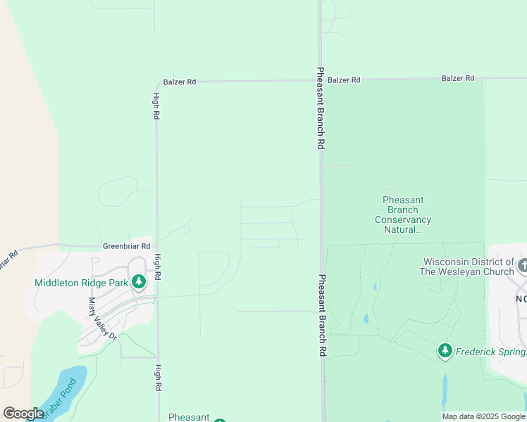 map of restaurants, bars, coffee shops, grocery stores, and more near 4951 Pheasant Branch Road in Middleton