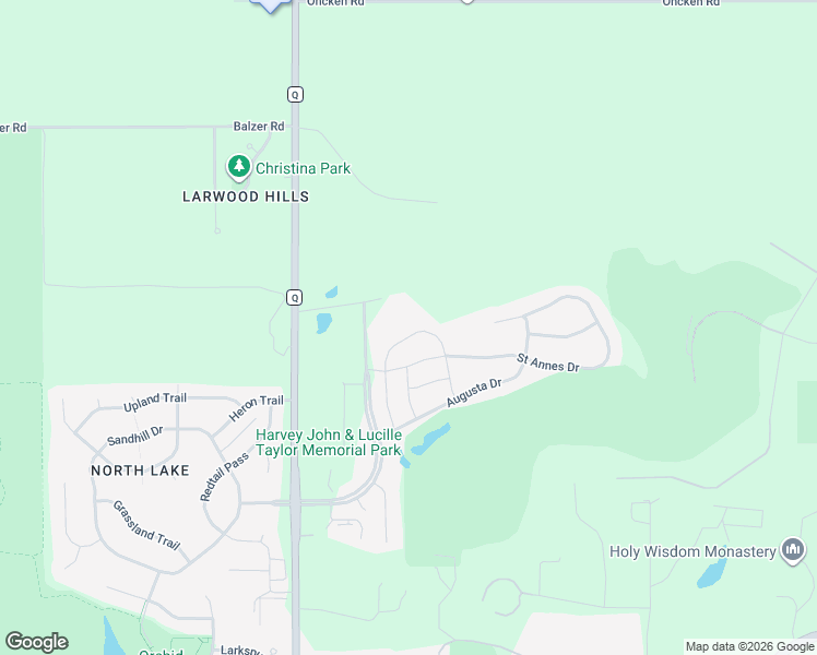 map of restaurants, bars, coffee shops, grocery stores, and more near 5042 Congressional Hill in Waunakee