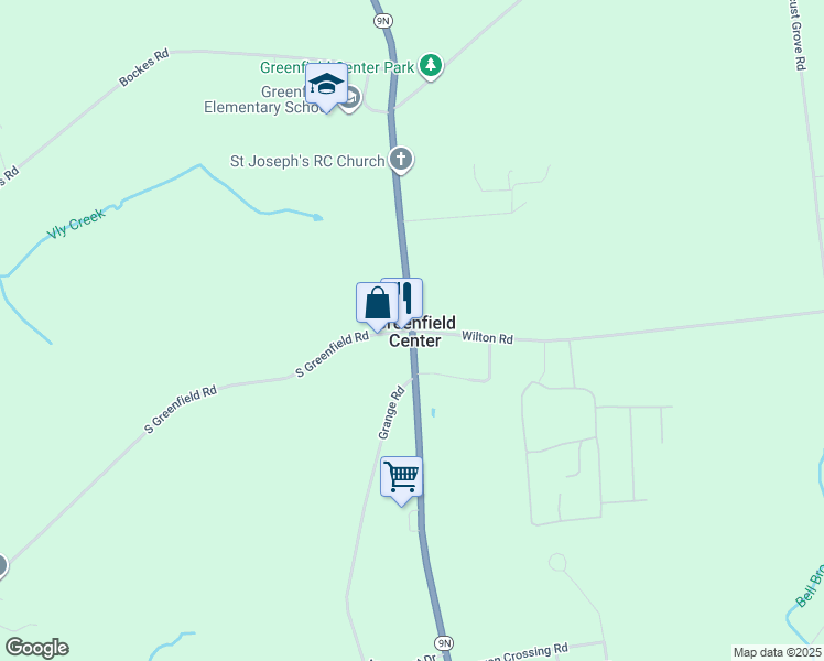 map of restaurants, bars, coffee shops, grocery stores, and more near in Saratoga County