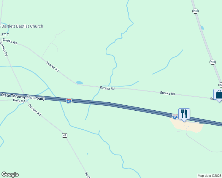 map of restaurants, bars, coffee shops, grocery stores, and more near 5262-5298 Eureka Road in Rome