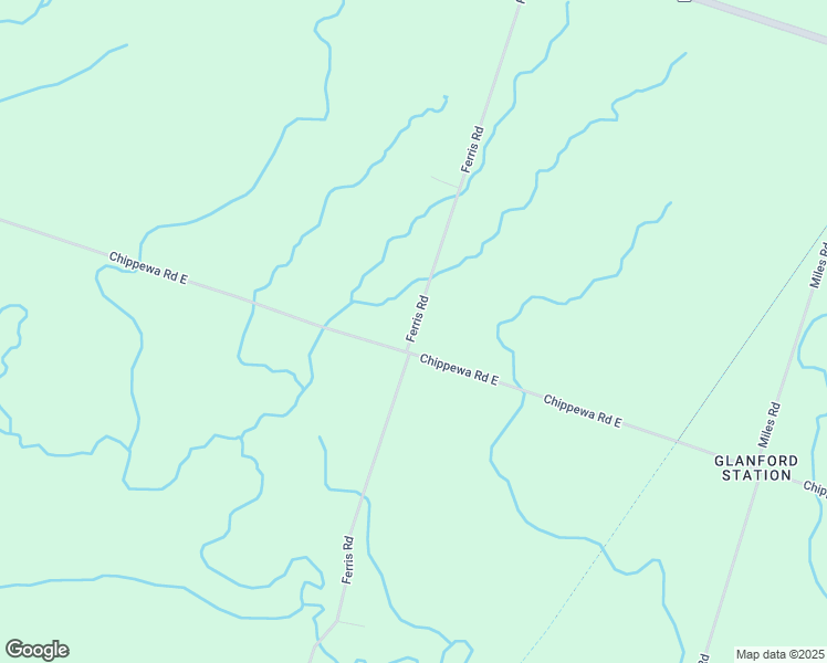 map of restaurants, bars, coffee shops, grocery stores, and more near 3149 Ferris Road in Hamilton
