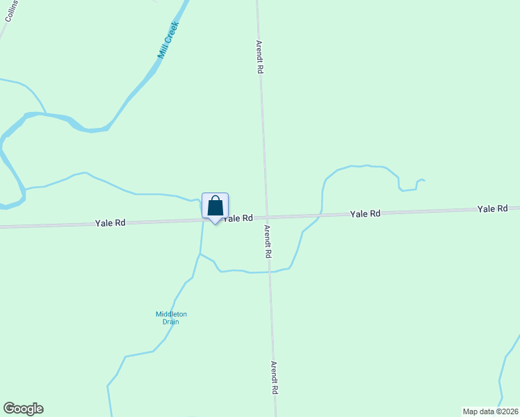 map of restaurants, bars, coffee shops, grocery stores, and more near 12590 Yale Road in Yale