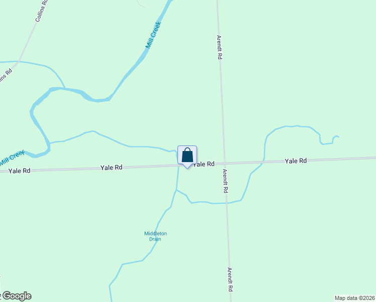 map of restaurants, bars, coffee shops, grocery stores, and more near 12622 Yale Road in Yale