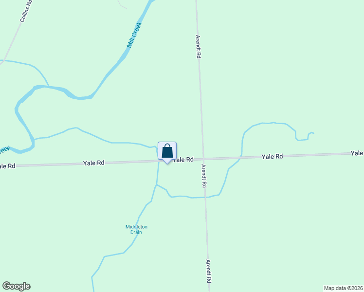 map of restaurants, bars, coffee shops, grocery stores, and more near 12590 Yale Road in Yale