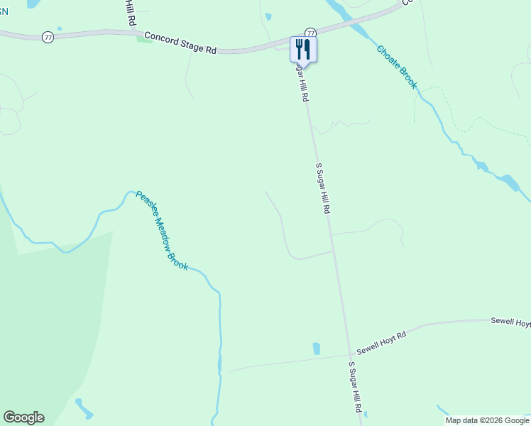 map of restaurants, bars, coffee shops, grocery stores, and more near 53 Als Drive in Weare