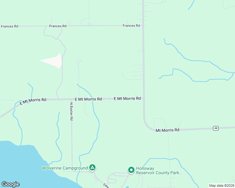 map of restaurants, bars, coffee shops, grocery stores, and more near 12430 East Mount Morris Road in Columbiaville