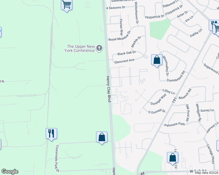map of restaurants, bars, coffee shops, grocery stores, and more near in Onondaga County