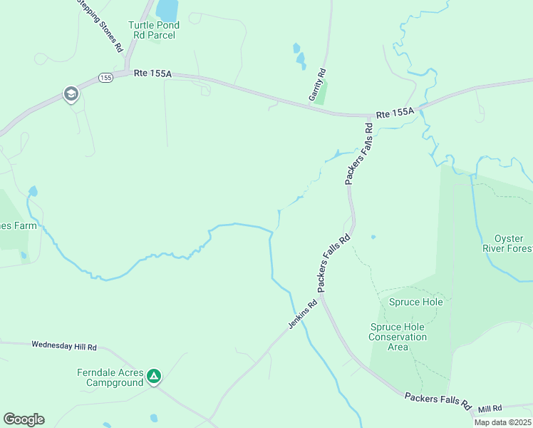 map of restaurants, bars, coffee shops, grocery stores, and more near 432 Packers Falls Road in Lee