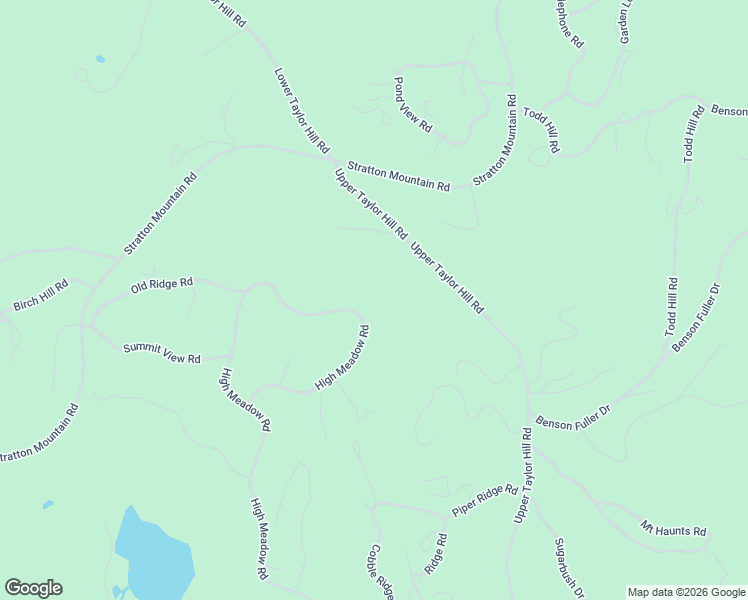 map of restaurants, bars, coffee shops, grocery stores, and more near 144 High Meadow Road in Winhall