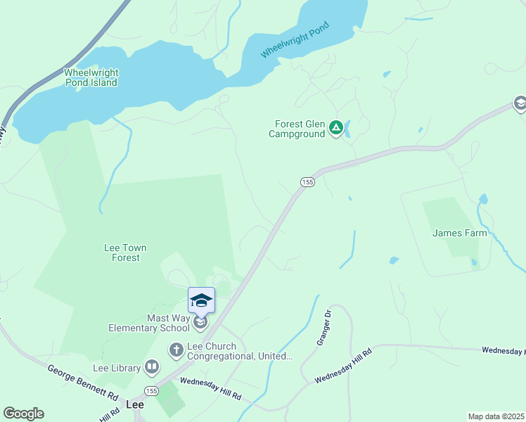 map of restaurants, bars, coffee shops, grocery stores, and more near 14 Northside Road in Lee