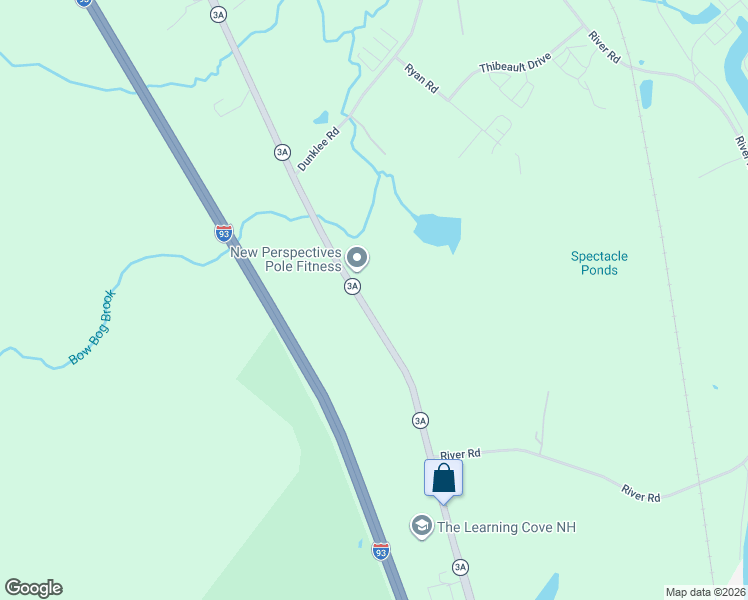 map of restaurants, bars, coffee shops, grocery stores, and more near 683 New Hampshire 3A in Bow