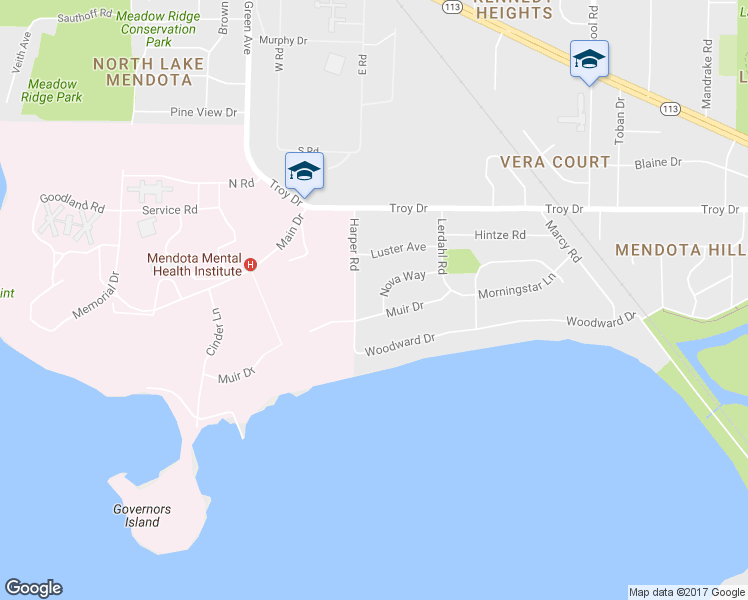 map of restaurants, bars, coffee shops, grocery stores, and more near 506 Nova Way in Madison