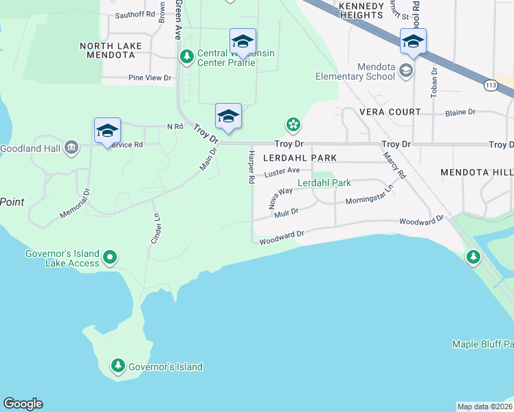 map of restaurants, bars, coffee shops, grocery stores, and more near 506 Nova Way in Madison