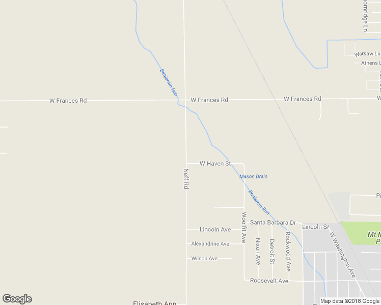 map of restaurants, bars, coffee shops, grocery stores, and more near 8426 Neff Road in Mount Morris