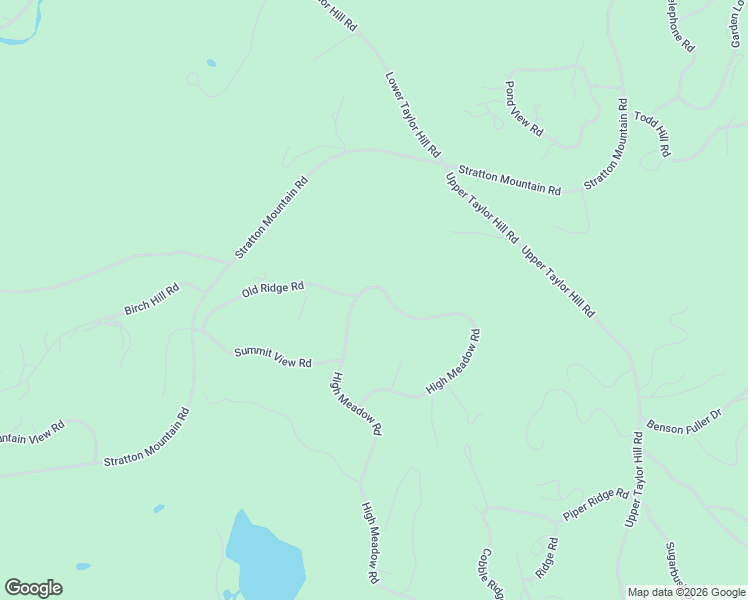 map of restaurants, bars, coffee shops, grocery stores, and more near 120 High Meadow Road in Winhall