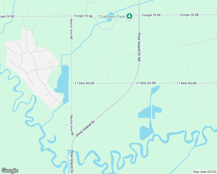 map of restaurants, bars, coffee shops, grocery stores, and more near 1000 11 Mile Rd NE in Comstock Park