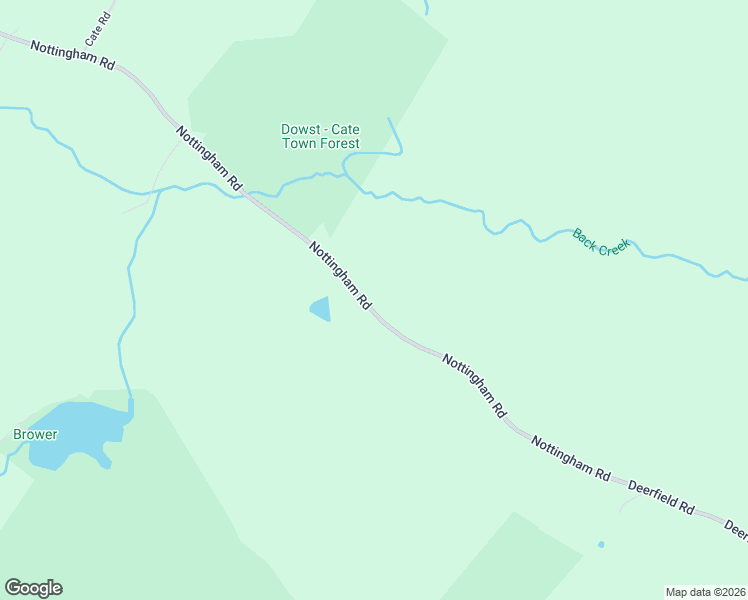 map of restaurants, bars, coffee shops, grocery stores, and more near 170 Nottingham Road in Deerfield