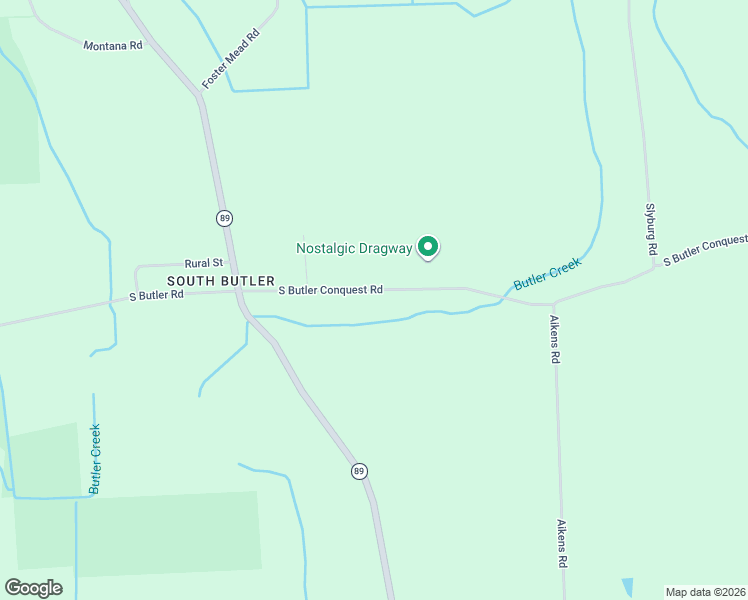 map of restaurants, bars, coffee shops, grocery stores, and more near 13180 South Butler Conquest Road in Savannah
