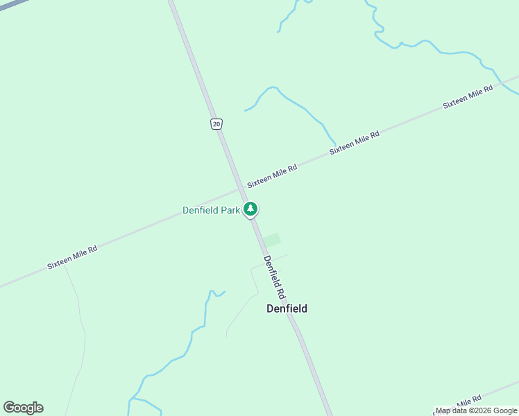 map of restaurants, bars, coffee shops, grocery stores, and more near 23992 Denfield Road in Denfield