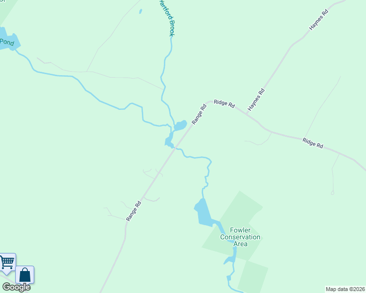 map of restaurants, bars, coffee shops, grocery stores, and more near 12 Range Road in Deerfield