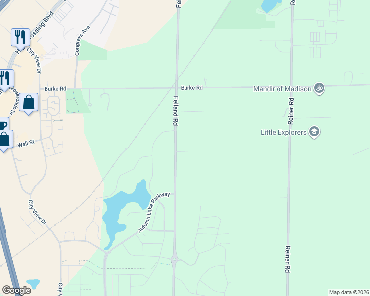 map of restaurants, bars, coffee shops, grocery stores, and more near 5252 Felland Road in Madison