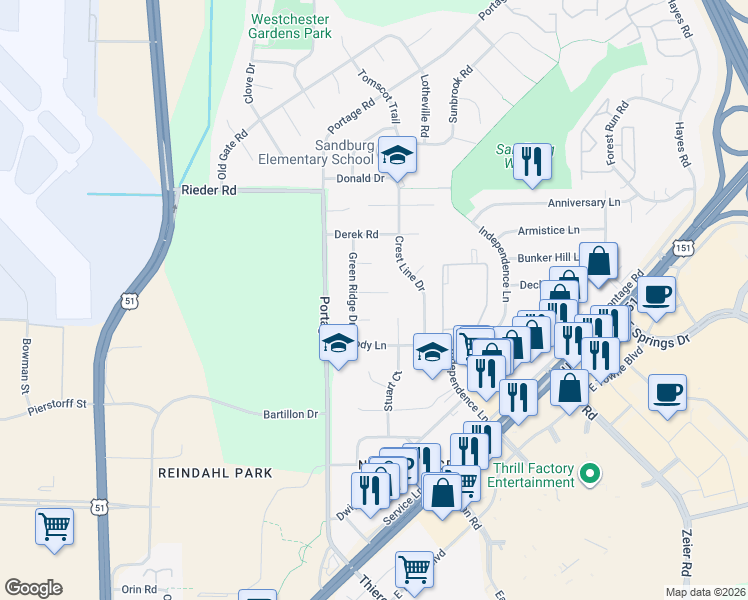map of restaurants, bars, coffee shops, grocery stores, and more near 14 Clarendon Court in Madison