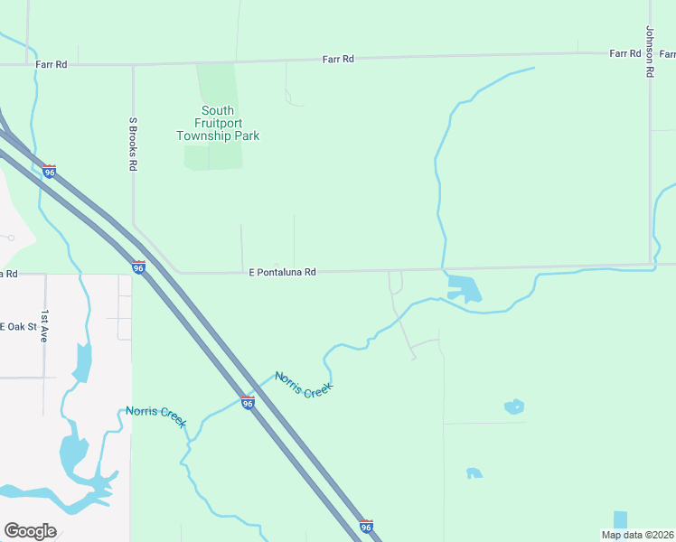 map of restaurants, bars, coffee shops, grocery stores, and more near 4348 East Pontaluna Road in Fruitport Charter township