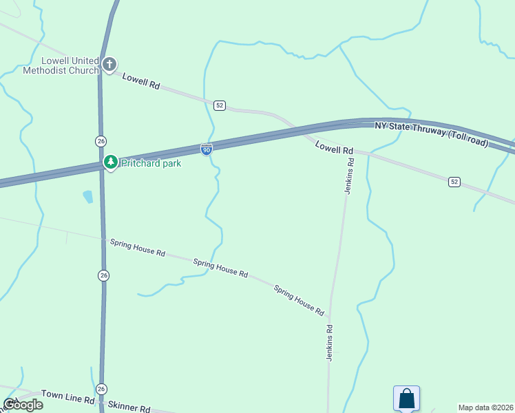 map of restaurants, bars, coffee shops, grocery stores, and more near 5927 Springhouse Road in Rome