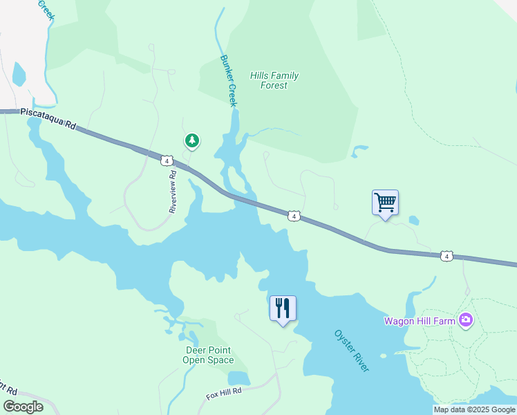 map of restaurants, bars, coffee shops, grocery stores, and more near 7 Williams Way in Durham