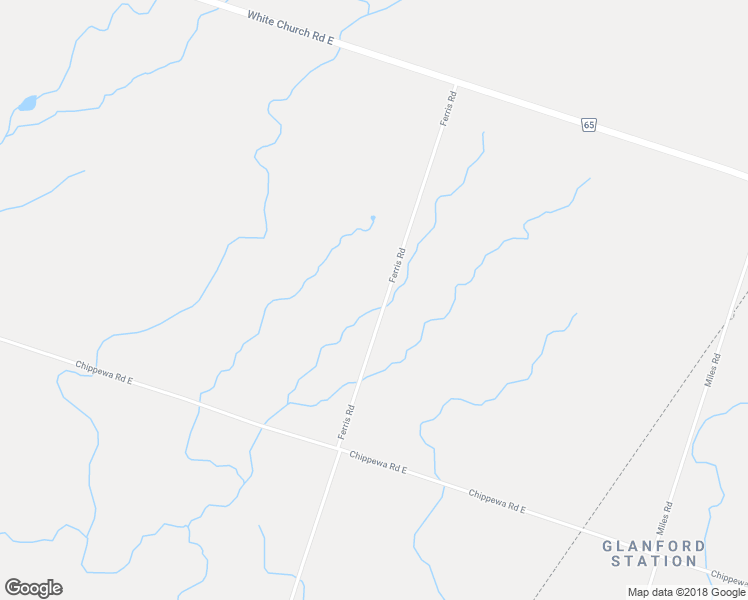 map of restaurants, bars, coffee shops, grocery stores, and more near 260 Ferris Road in Hamilton