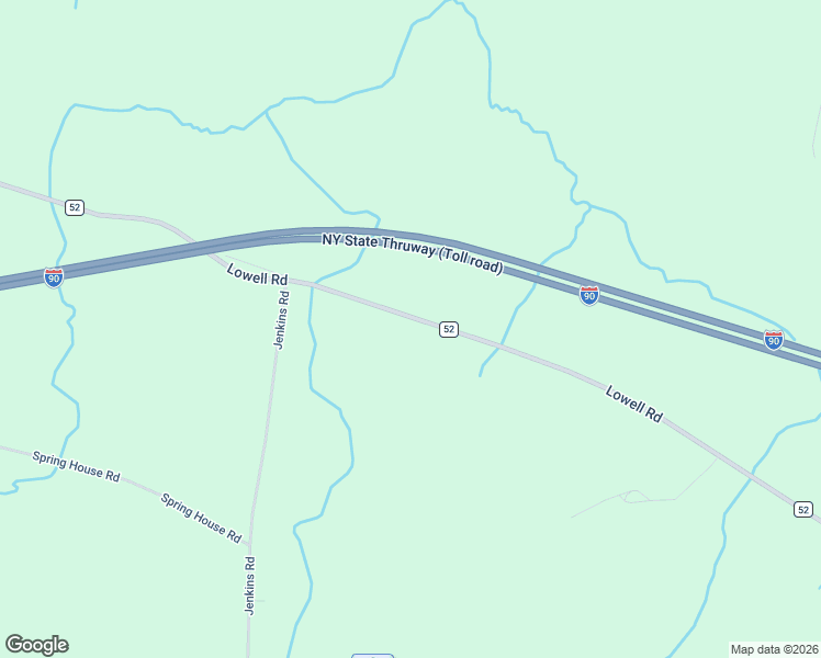 map of restaurants, bars, coffee shops, grocery stores, and more near 6126 Lowell Road in Rome