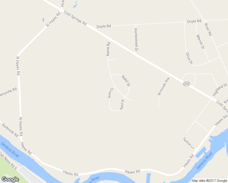 map of restaurants, bars, coffee shops, grocery stores, and more near 7564 Rania Road in Baldwinsville