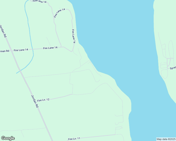 map of restaurants, bars, coffee shops, grocery stores, and more near 129 Fire Lane 13 in Jordan