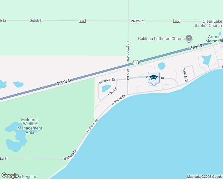 map of restaurants, bars, coffee shops, grocery stores, and more near 20 Lido Road in Clear Lake