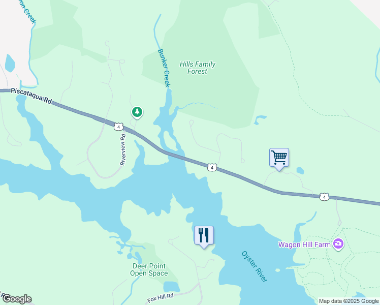 map of restaurants, bars, coffee shops, grocery stores, and more near 7 Williams Way in Durham