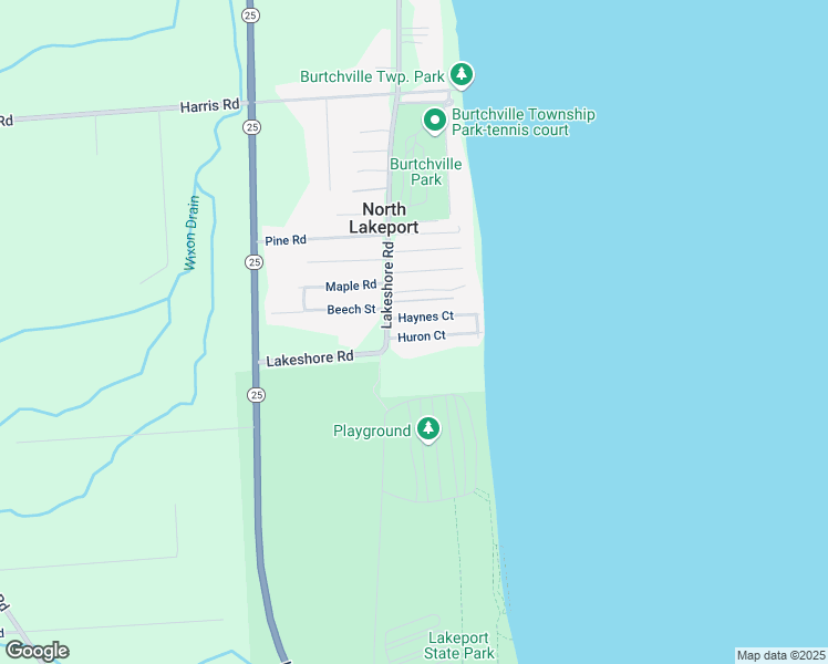map of restaurants, bars, coffee shops, grocery stores, and more near 3730 Huron Court in Township of Burtchville