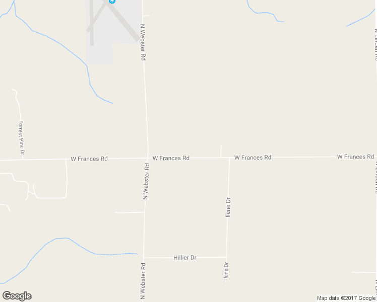 map of restaurants, bars, coffee shops, grocery stores, and more near 5430 West Frances Road in Clio