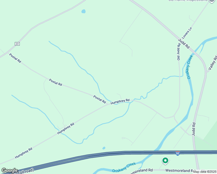 map of restaurants, bars, coffee shops, grocery stores, and more near 8023 Humphrey Road in Oriskany