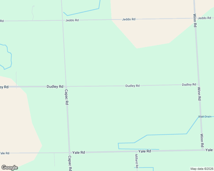 map of restaurants, bars, coffee shops, grocery stores, and more near 14868 Dudley Rd in St. Clair