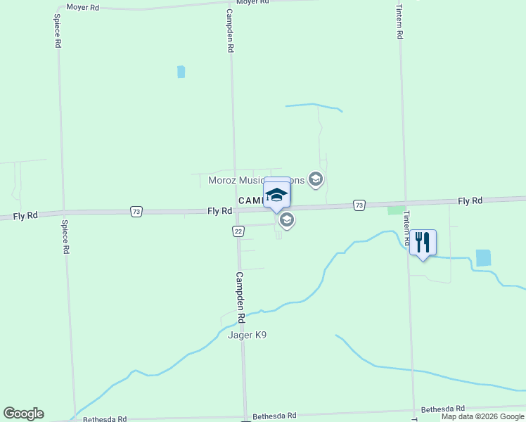 map of restaurants, bars, coffee shops, grocery stores, and more near 4160 University Street in Lincoln